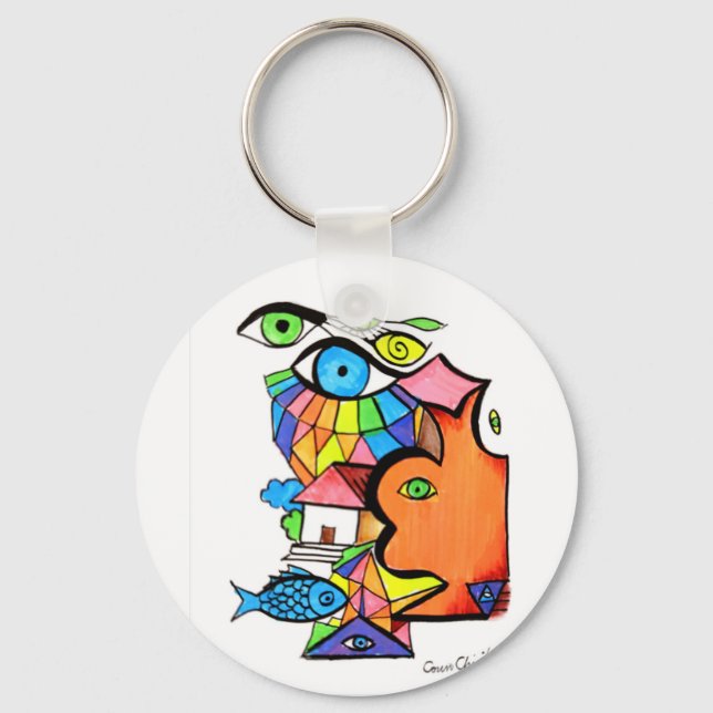 Childhood story key ring (Front)