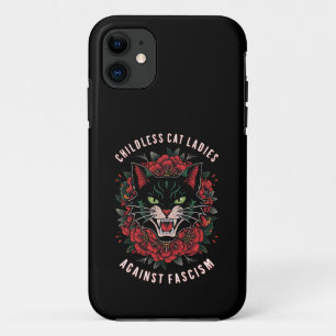 Childless Cat Ladies Against Fascism  iPhone 11 Case