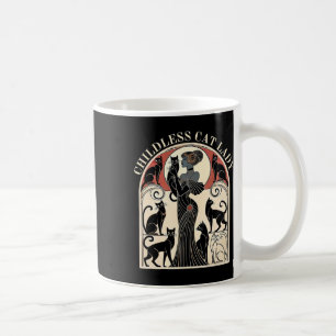 Childless Cat Ladies Cat Karma Retro Funny  Coffee Mug