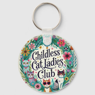Childless Cat Ladies Club                          Key Ring