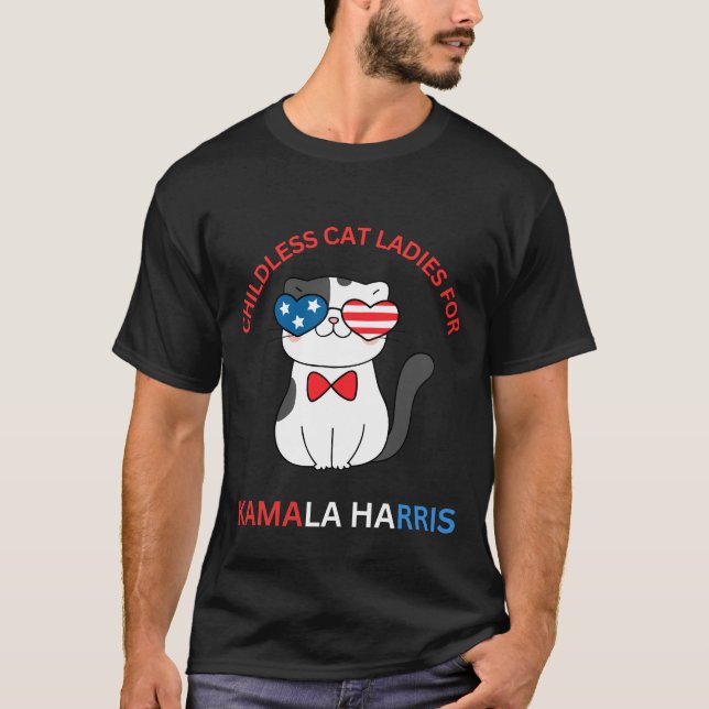 Childless Cat Ladies for Harris - Men's Tee (Front)