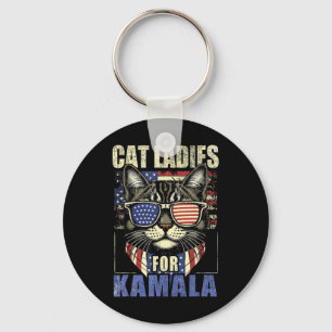 Childless Cat Ladies For Kamala Harris 2024 Electi Key Ring