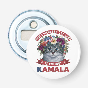Childless Cat Ladies for kamala harris Bottle Opener