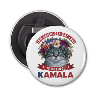 Childless Cat Ladies for kamala harris  Bottle Opener