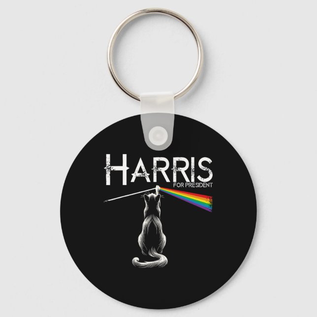 Childless Cat Ladies Funny Cat Lady  Key Ring (Front)