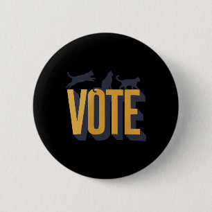 Childless Cat Ladies Vote 6 Cm Round Badge