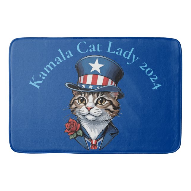 Childless Cat Lady 2024 Thunder_Cove Bath Mat (Front)