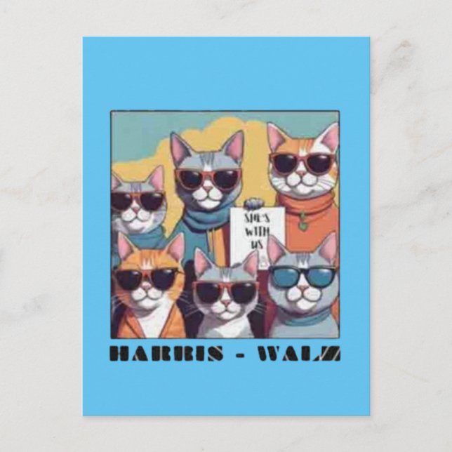 Childless cat lady childless cat ladies for Kamal Postcard (Front)