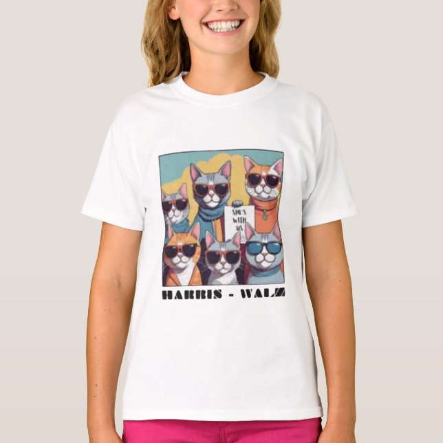 Childless cat lady childless cat ladies for Kamal T-Shirt (Front)