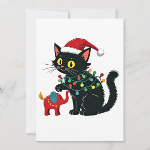 Childless Cat Lady Christmas Kamala Trump Invitation