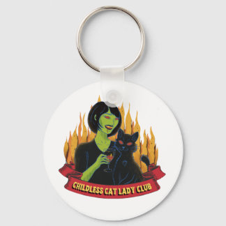 Childless Cat Lady Club - Keychain