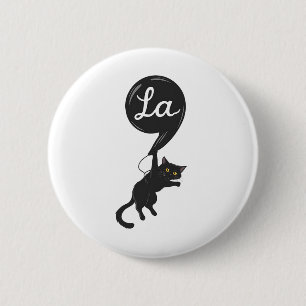 Childless Cat Lady Comma - La Kamala Harris For Pr 6 Cm Round Badge