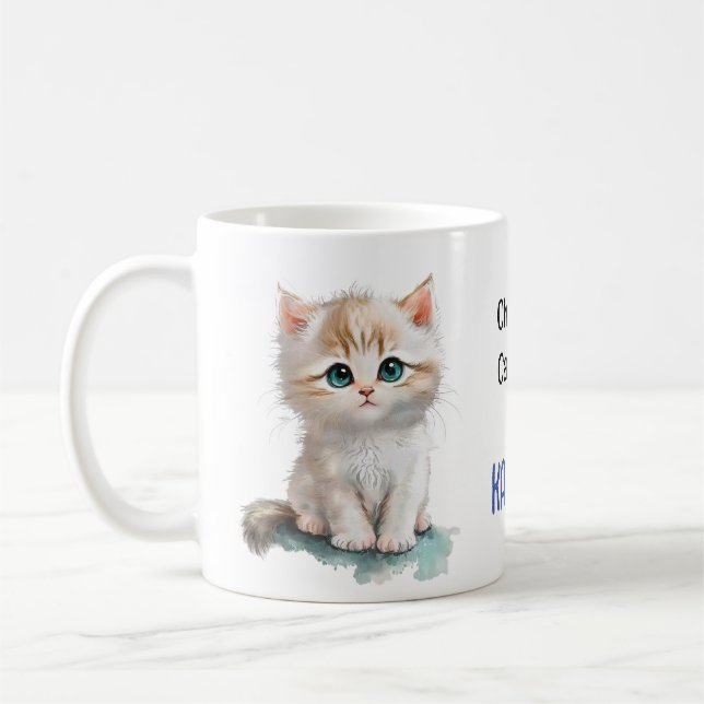 Childless Cat Lady for Kamala  Coffee Mug (Left)