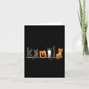 Childless Cat Lady For Kamala Harris 2024 Feminist Card