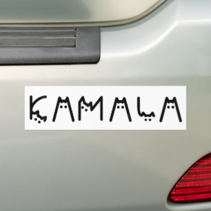 childless cat lady for Kamala Harris President 24 Bumper Sticker