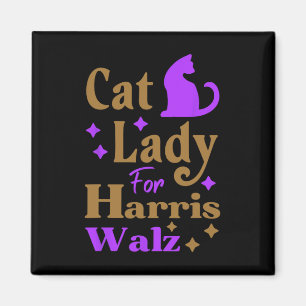 Childless Cat Lady For Kamala Harris Tim Wheimer W Magnet