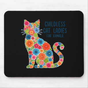 Childless Cat Lady For Kamala  Mouse Pad