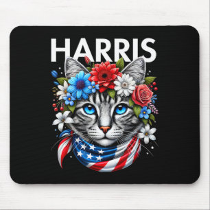 Childless Cat Lady For President 2024 Funny Gifts Mouse Pad
