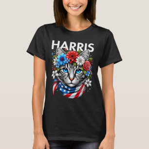 Childless Cat Lady For President 2024 Funny Gifts T-Shirt