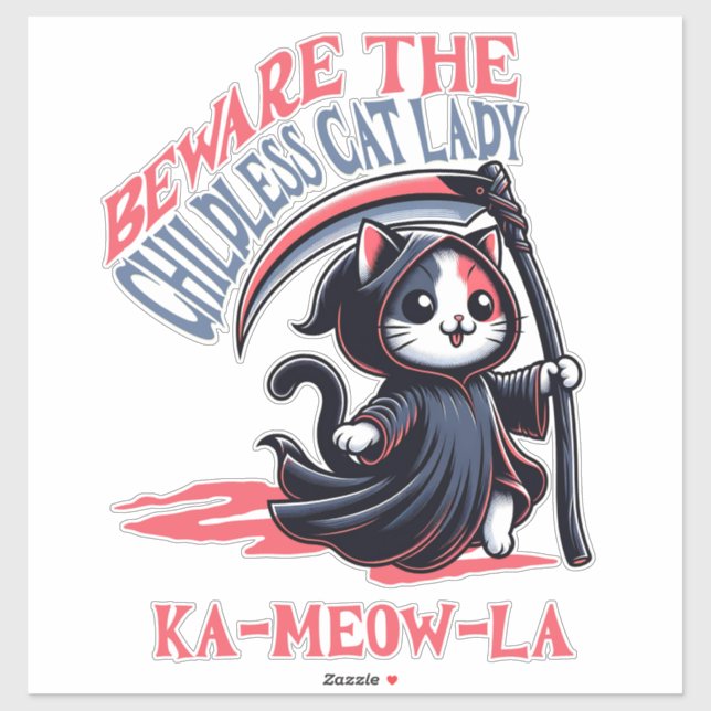 Childless Cat Lady Kamala Harris (Sheet)