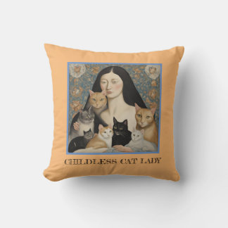 Childless Cat Lady pillow #4