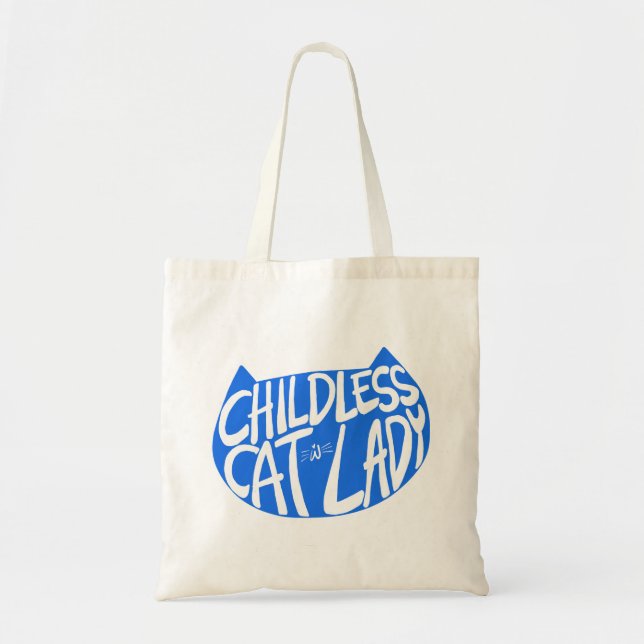 Childless Cat Lady Tote Bag (Front)