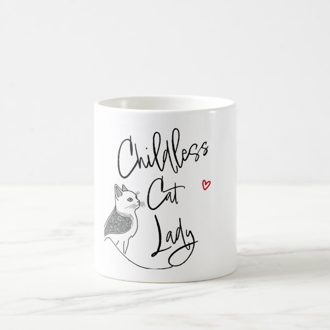Childless cat Lady travel mug (Center)