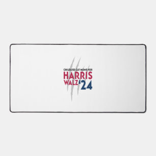 Childless Cat Moms for Harris Walz ‘24 Desk Mat