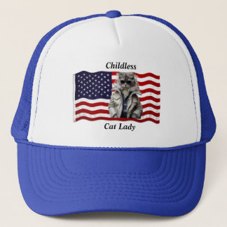 Childless Catlady Trucker Hat