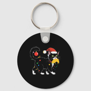 Childless Christmas Cat Lady Trump Hair Vote Kamal Key Ring
