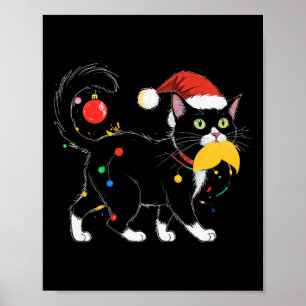 Childless Christmas Cat Lady Trump Hair Vote Kamal Poster