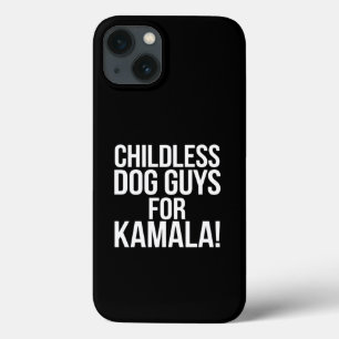Childless Dog Guys for Kamala 2024 Vote Harris  iPhone 13 Case