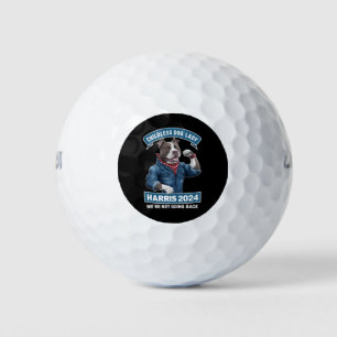 Childless Dog Lady is Voting Kamala Election 2024 Golf Balls