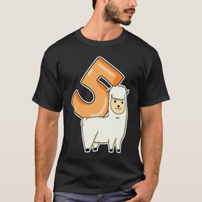 Children 5 years old birthday boy and girl  1 T-Shirt (Front)