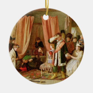 Children acting the 'Play Scene', Act II, Scene ii Ceramic Ornament