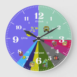 Children Afternoon Routine Clock