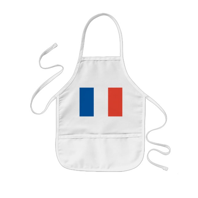 Children apron with French flag (Front)
