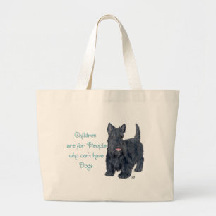 Children are for . . . Scottie Witticism Large Tote Bag