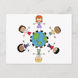 Children Around the World Postcard