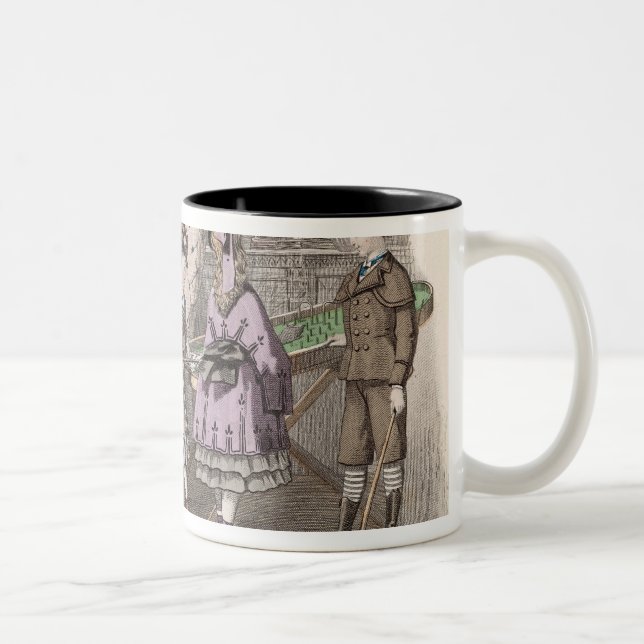 Children at Play Two-Tone Coffee Mug (Right)