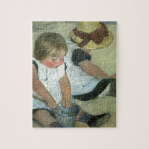 Children at the Seashore 1885 Jigsaw Puzzle