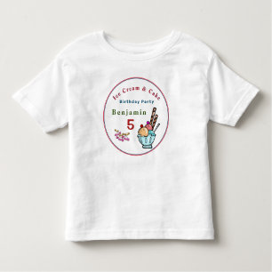Children Birthday Party Fun Cute Toddler T-Shirt