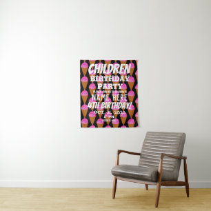 CHILDREN BIRTHDAY PARTY  TAPESTRY