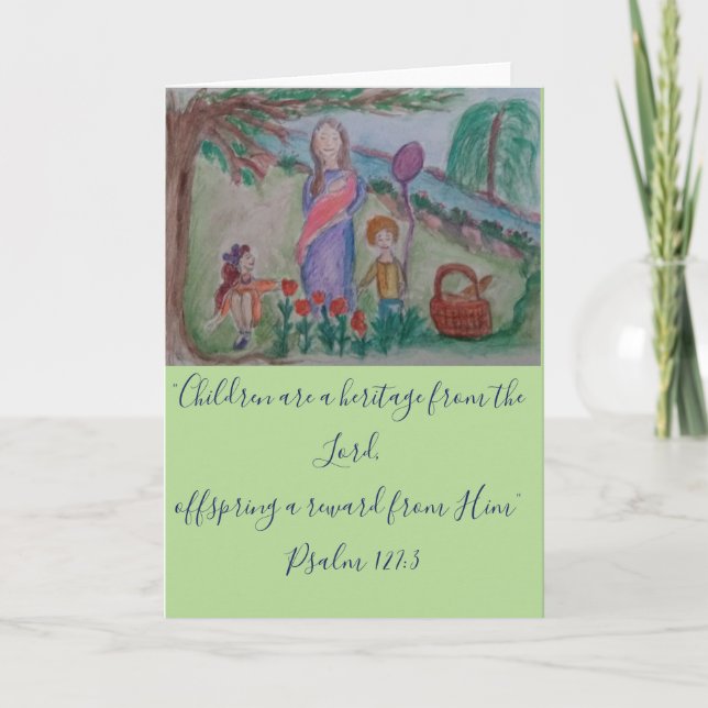 Children Blessing Card (Front)