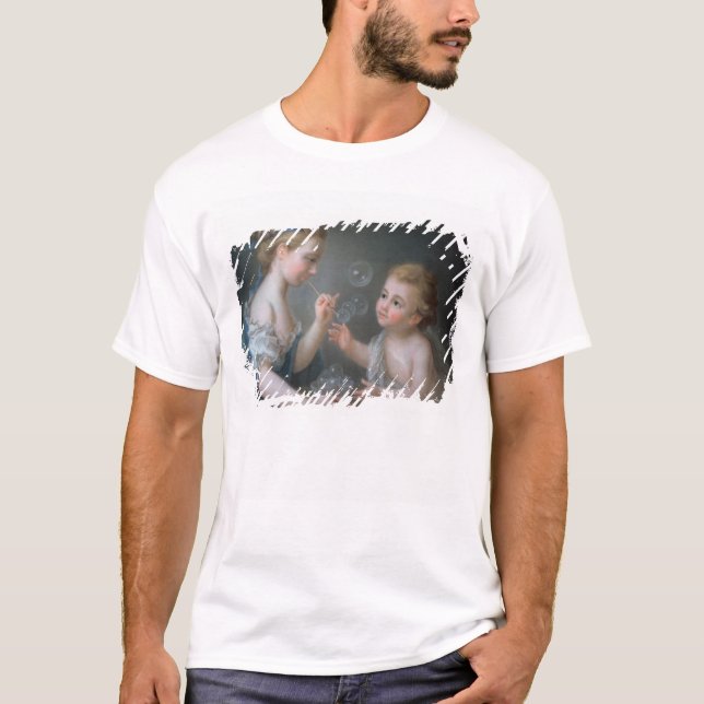 Children blowing bubbles T-Shirt (Front)