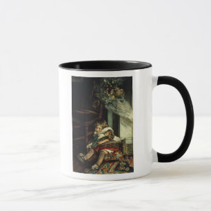 Children dreaming of toys mug