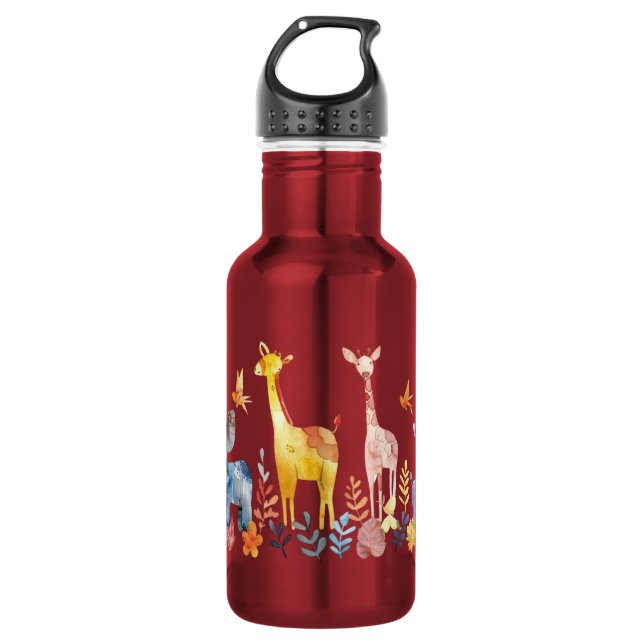 Children Drinking bottled stainless steel African  532 Ml Water Bottle (Front)