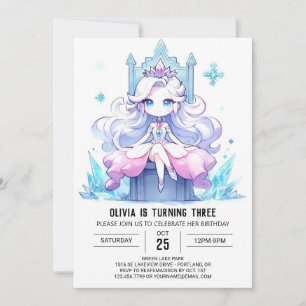 Children Enchanted Princess Birthday Invitation