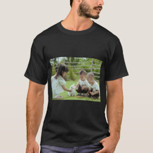 Children Enjoying Carrot Seedlings T-Shirt