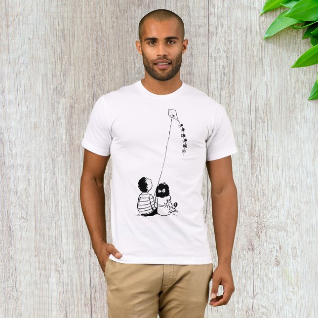 Children Flying A Kite Mens T-Shirt (Creator Uploaded)